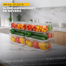 Organizador de nevera x 14 piezas
