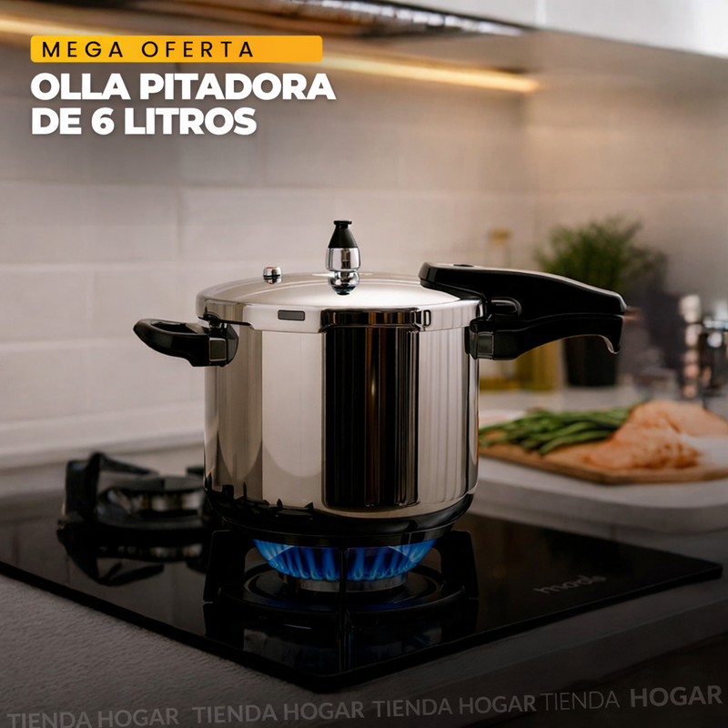 Olla a presion de 6 litros