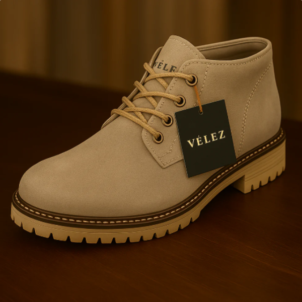 BOTIN VLZ DE CUERO GENUINO PARA HOMBRE